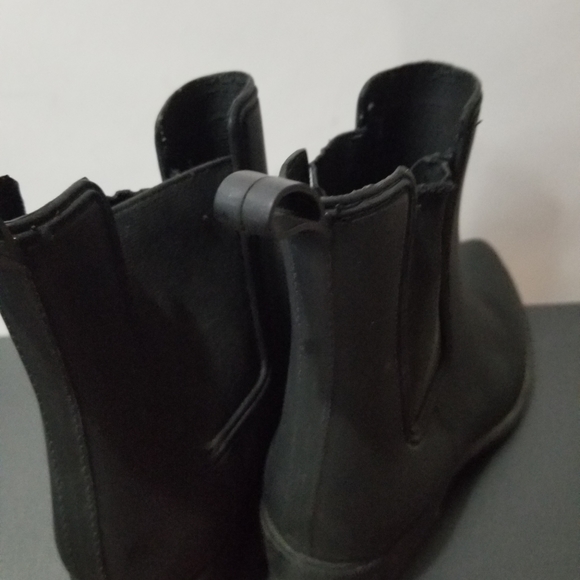 Jeffrey Campbell Black Rubber Rain Boots Size 9 - Picture 3 of 5